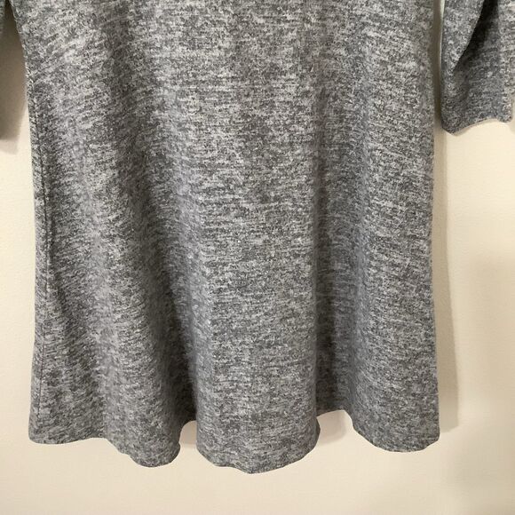 Arizona Jeans Minimalist Chic Grey Tied Cozycore Comfy Cinched Slouchy Dress XL - Picture 9 of 10